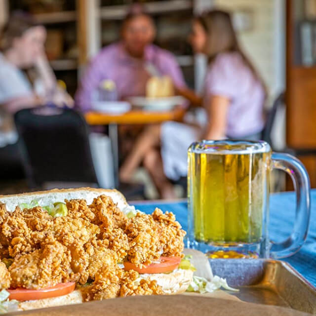 Sandwich « po’boy » de Louisiane