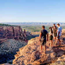 Randonnée dans le Colorado National Monument à Grand Junction, Colorado