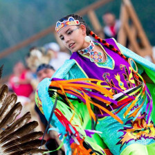 Pow-wow du Grand Portage Band des Chippewas du lac Supérieur, dans le Minnesota