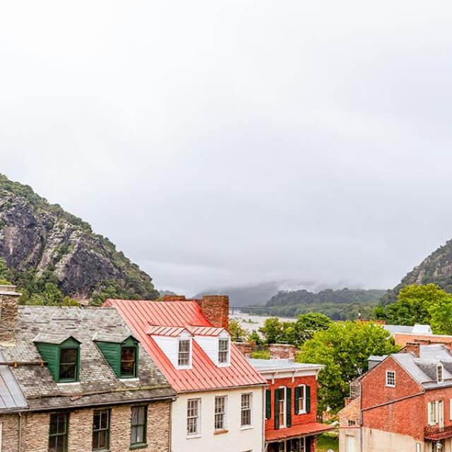 Le Harpers Ferry National Historical Park en Virginie-Occidentale