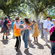 Danse lors des Festivals acadiens et créoles à Lafayette, Louisiane