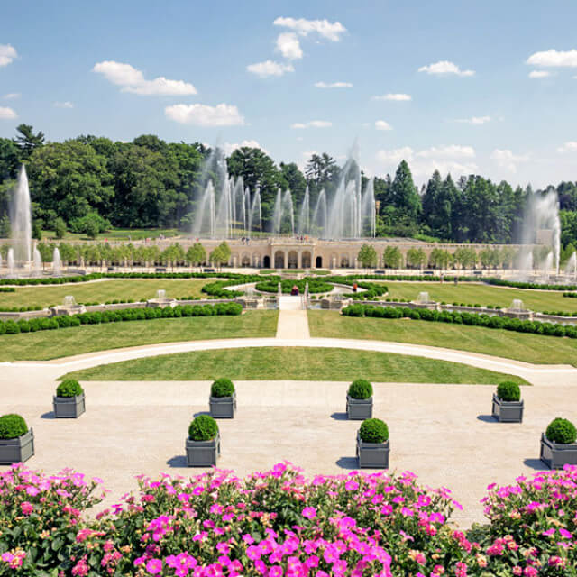 Jardins de Longwood à Kennett Square, Pennsylvanie