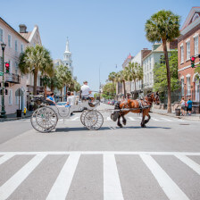 Balade en calèche à Charleston, Caroline du Sud