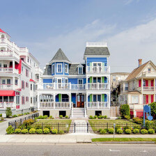 Architecture victorienne à Cape May, New Jersey