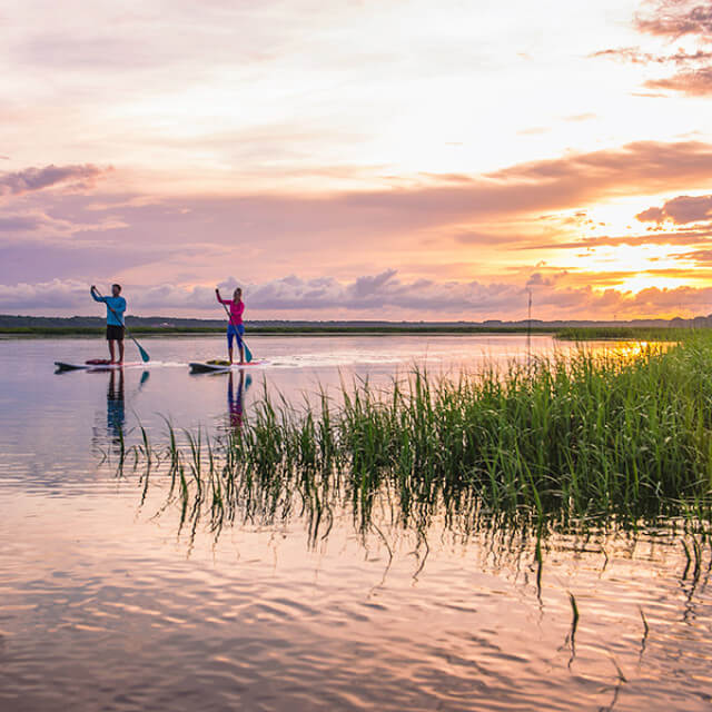 Paddle à Hilton Head Island, Caroline du Sud
