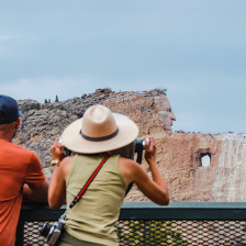 Le majestueux Crazy Horse Memorial dans le comté de Custer, Dakota du Sud