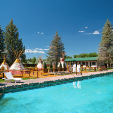Saratoga Hot Springs dans le comté de Carbon, Wyoming