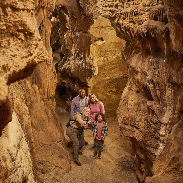 Visite souterraine au Carter Caves State Resort Park à Olive Hill, Kentucky