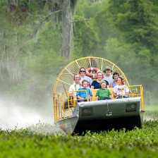 Excursion en hydroglisseur dans les marais de Louisiane